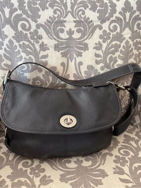 Coach Legacy SoHo Black Leather Shoulder Bag